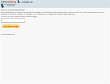 Tablet Screenshot of giveweb001.giveanything.com